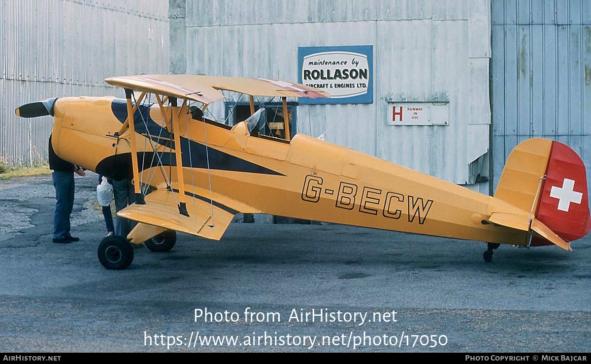 Aircraft Photo of G-BECW | CASA 1.131E Jungmann | AirHistory.net #17050