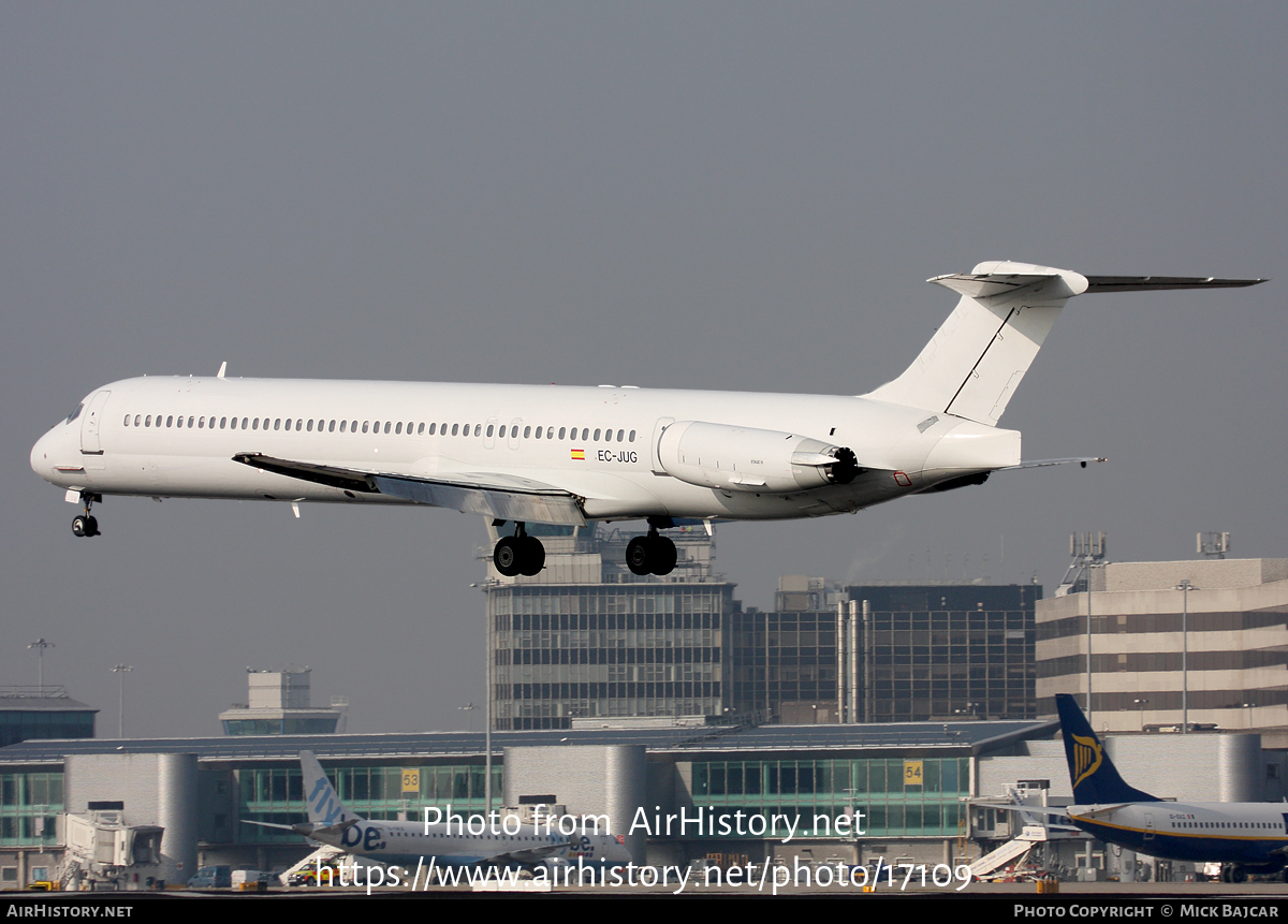 Aircraft Photo of EC-JUG | McDonnell Douglas MD-83 (DC-9-83) | AirHistory.net #17109