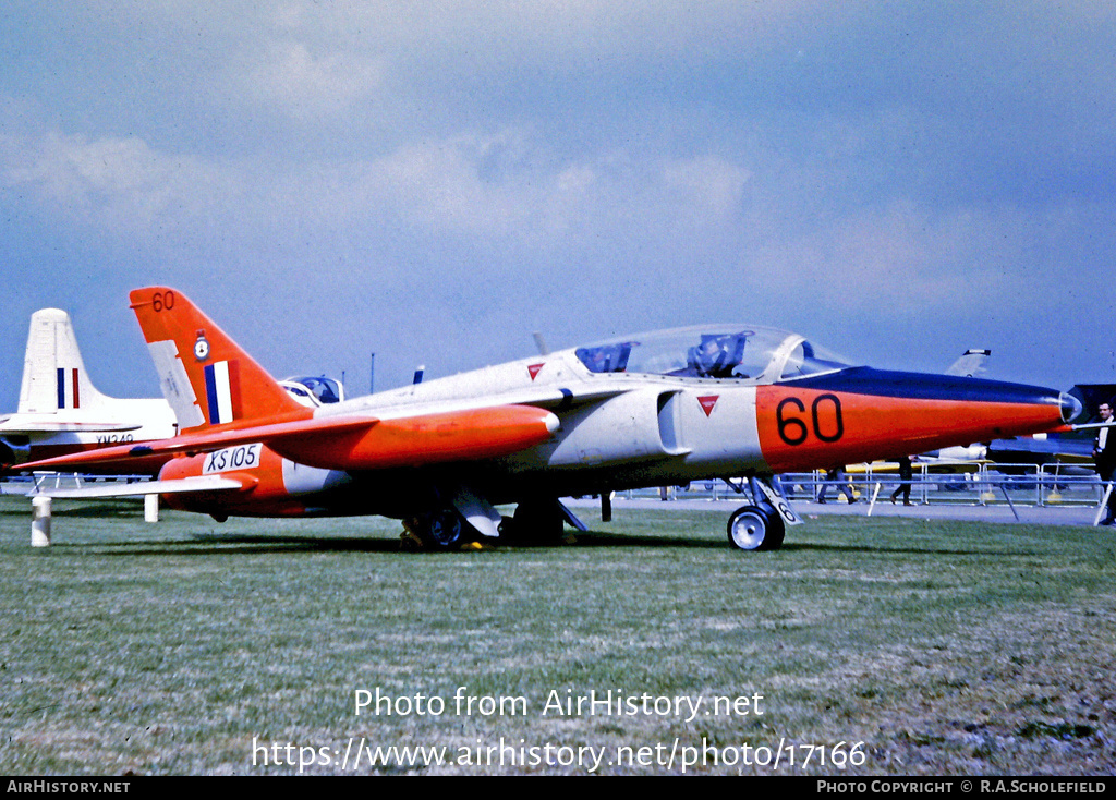 Aircraft Photo of XS105 | Hawker Siddeley Gnat T.1 | UK - Air Force | AirHistory.net #17166