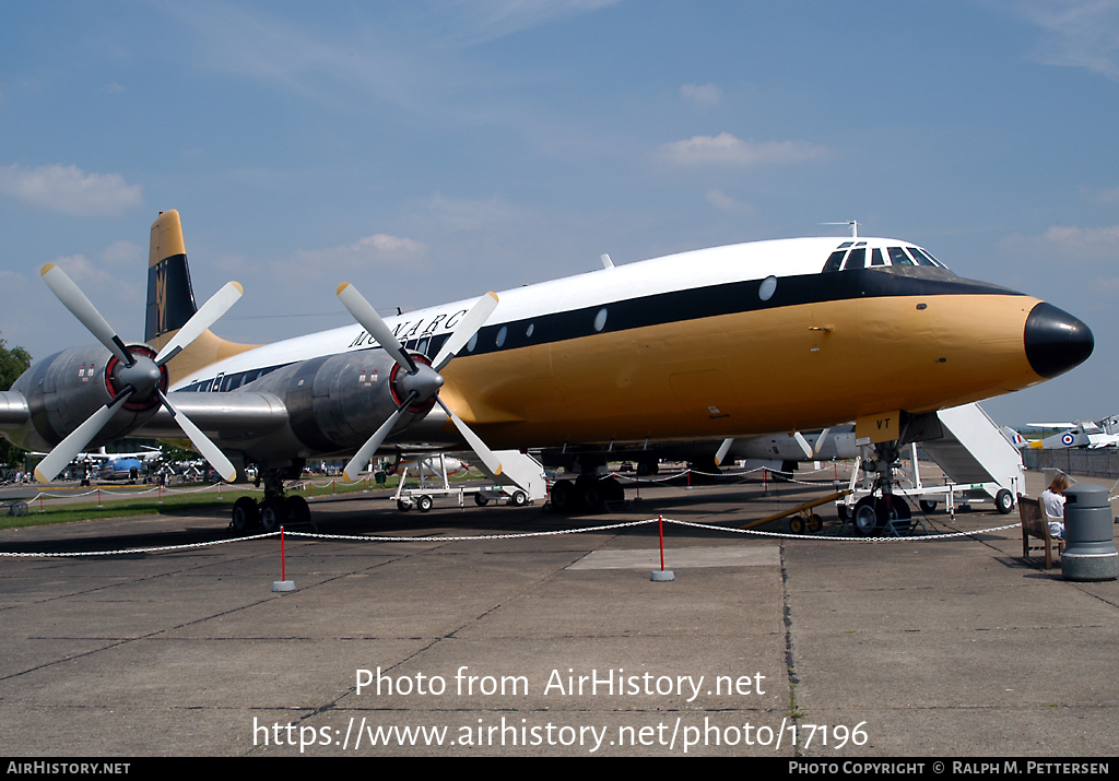 Aircraft Photo of G-AOVT | Bristol 175 Britannia 312 | Monarch Airlines | AirHistory.net #17196