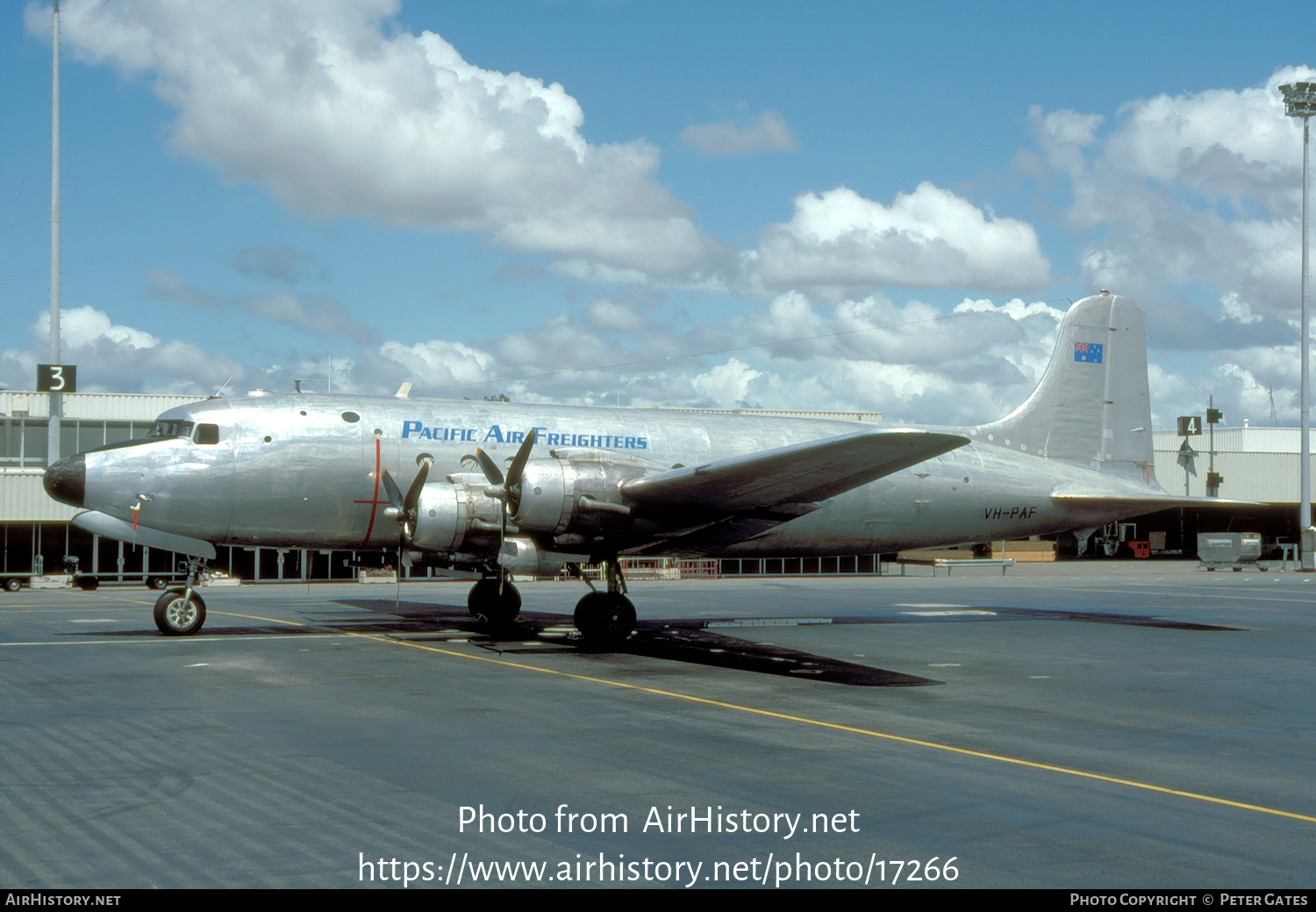 Aircraft Photo of VH-PAF | Douglas C-54E Skymaster | Pacific Air Freighters | AirHistory.net #17266