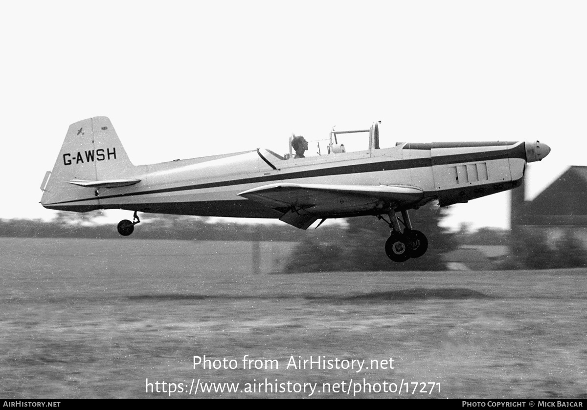 Aircraft Photo of G-AWSH | Zlin Z-526 Trener Master | AirHistory.net #17271