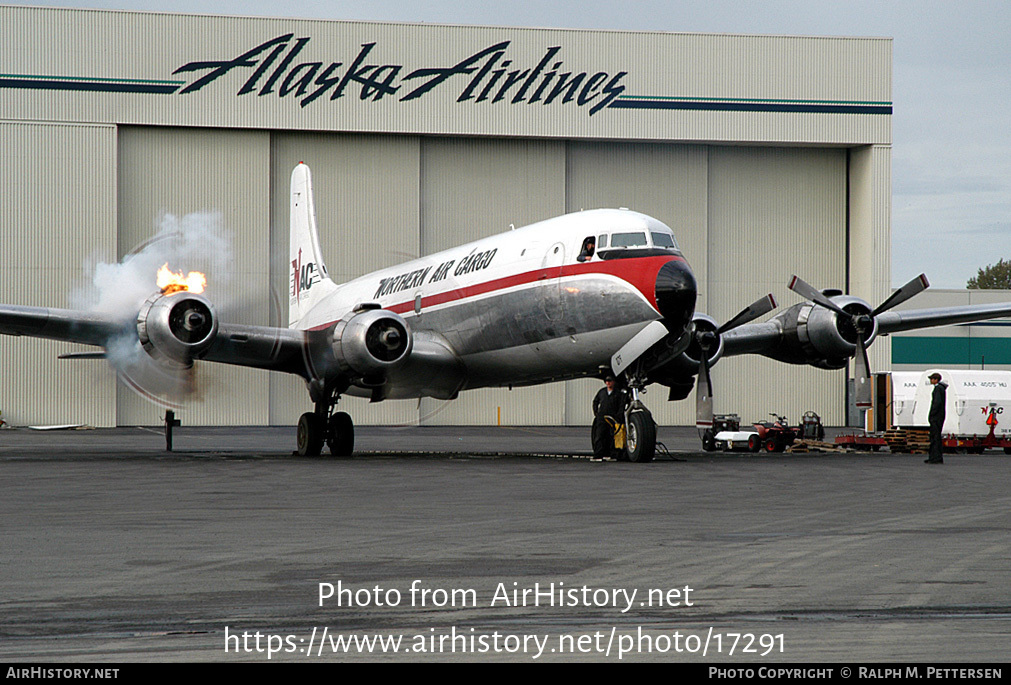 Aircraft Photo of N2907F | Douglas C-118A Liftmaster | Northern Air Cargo - NAC | AirHistory.net #17291