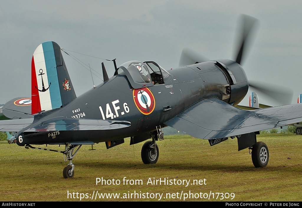 Aircraft Photo of F-AZYS / 133704 | Vought F4U-7 Corsair | France - Navy | AirHistory.net #17309