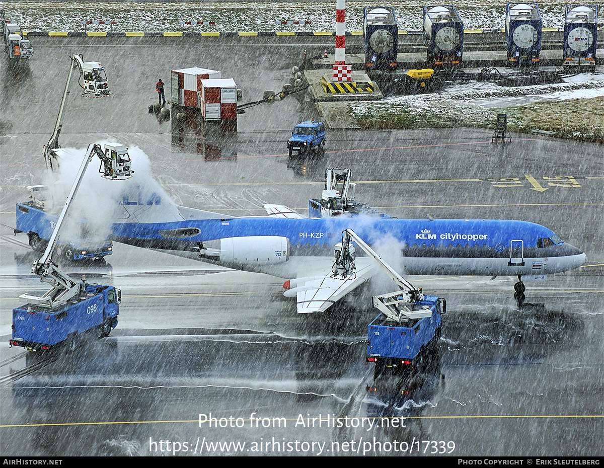 Aircraft Photo of PH-KZP | Fokker 70 (F28-0070) | KLM Cityhopper | AirHistory.net #17339