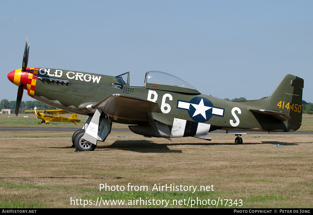 Aircraft Photo of N167F / 414450 | North American P-51D Mustang | USA - Air Force | AirHistory.net #17343