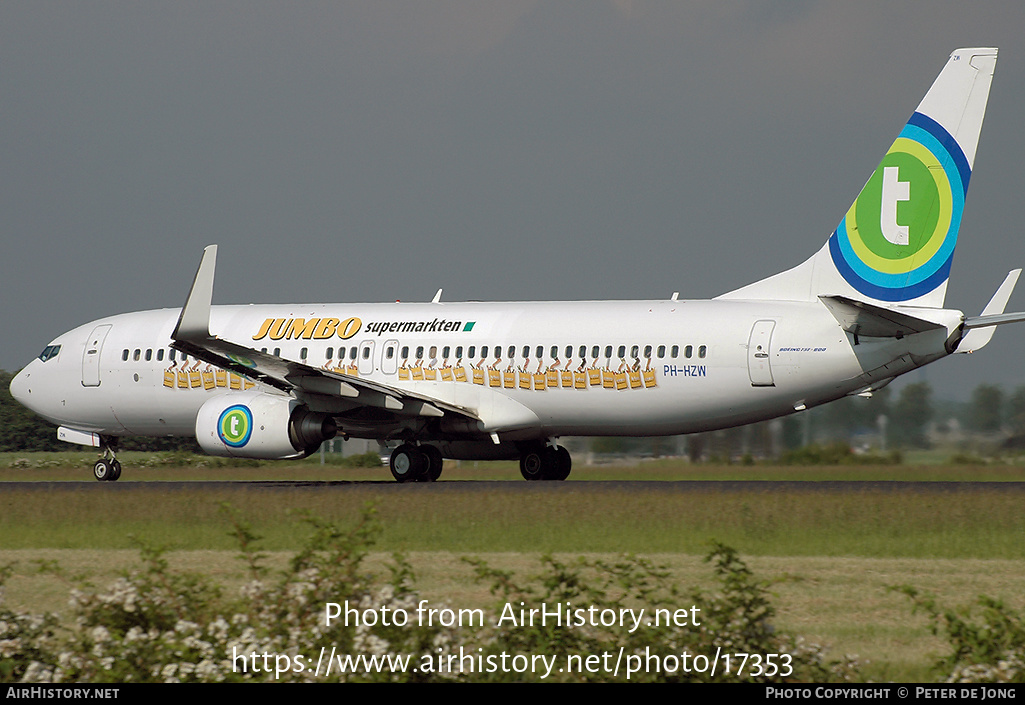 Aircraft Photo of PH-HZW | Boeing 737-8K2 | Transavia | AirHistory.net #17353