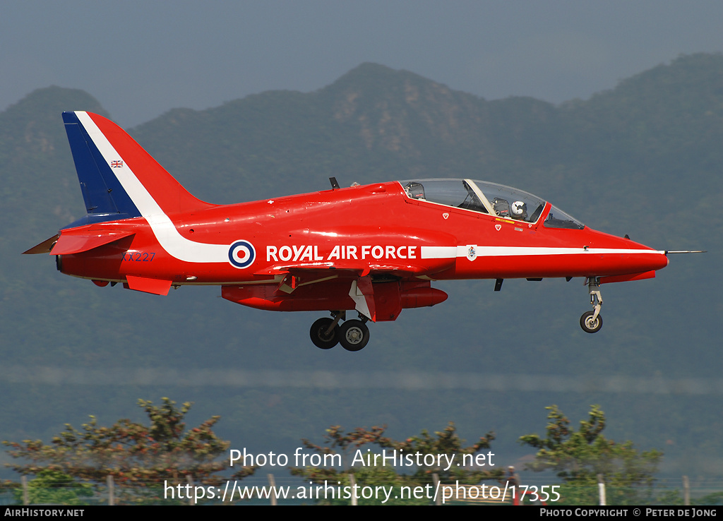 Aircraft Photo of XX227 | British Aerospace Hawk T.1A | UK - Air Force | AirHistory.net #17355