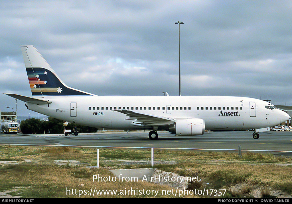 Aircraft Photo of VH-CZL | Boeing 737-377 | Ansett | AirHistory.net #17357