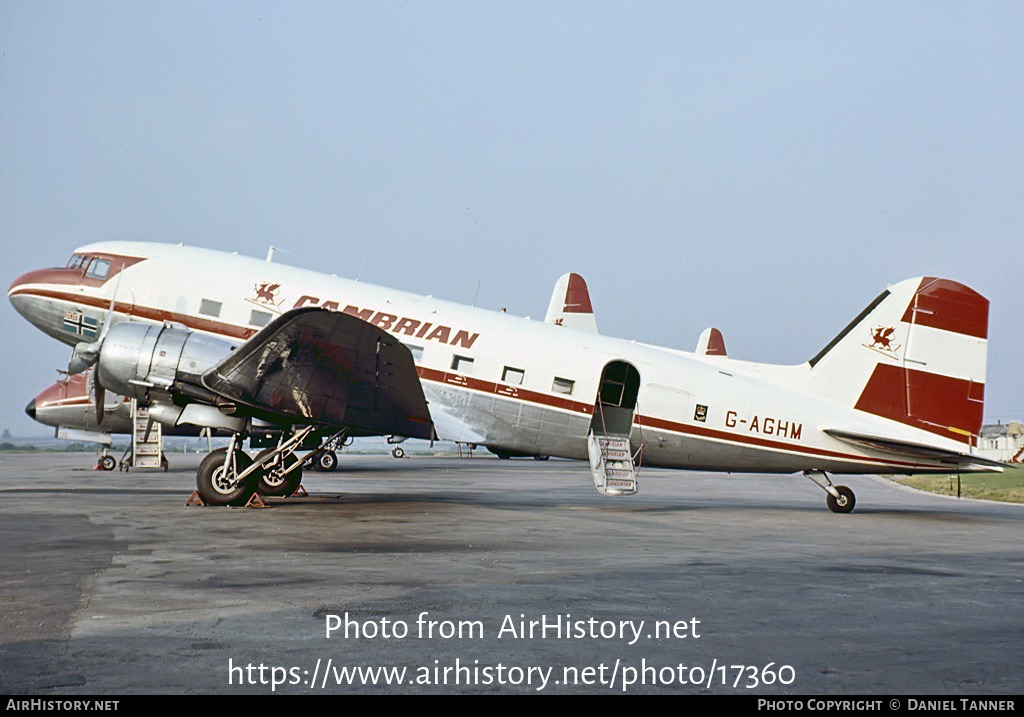 Aircraft Photo of G-AGHM | Douglas C-47A Skytrain | Cambrian Airways | AirHistory.net #17360