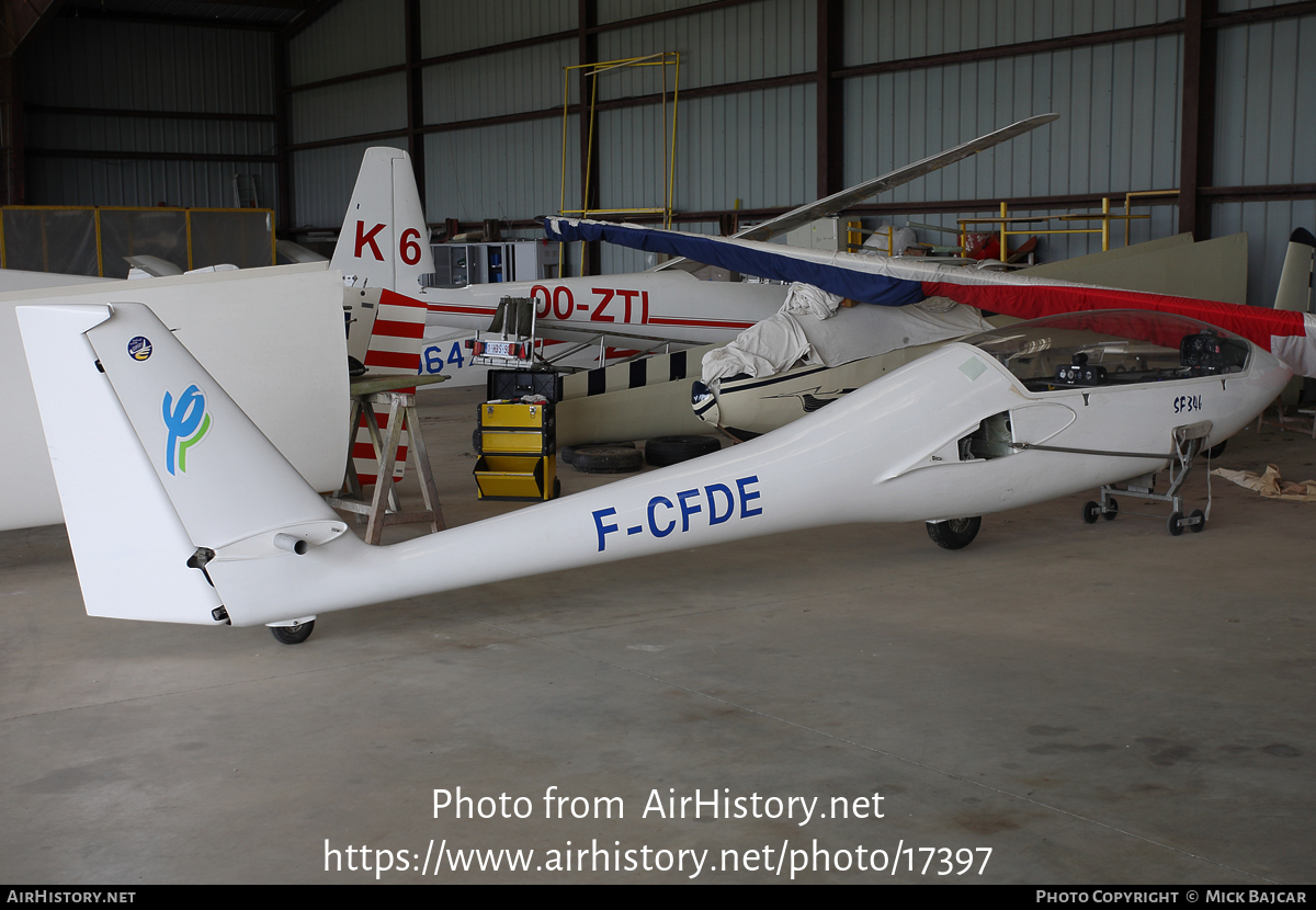 Aircraft Photo of F-CFDE | Scheibe SF-34B Delphin | AirHistory.net #17397