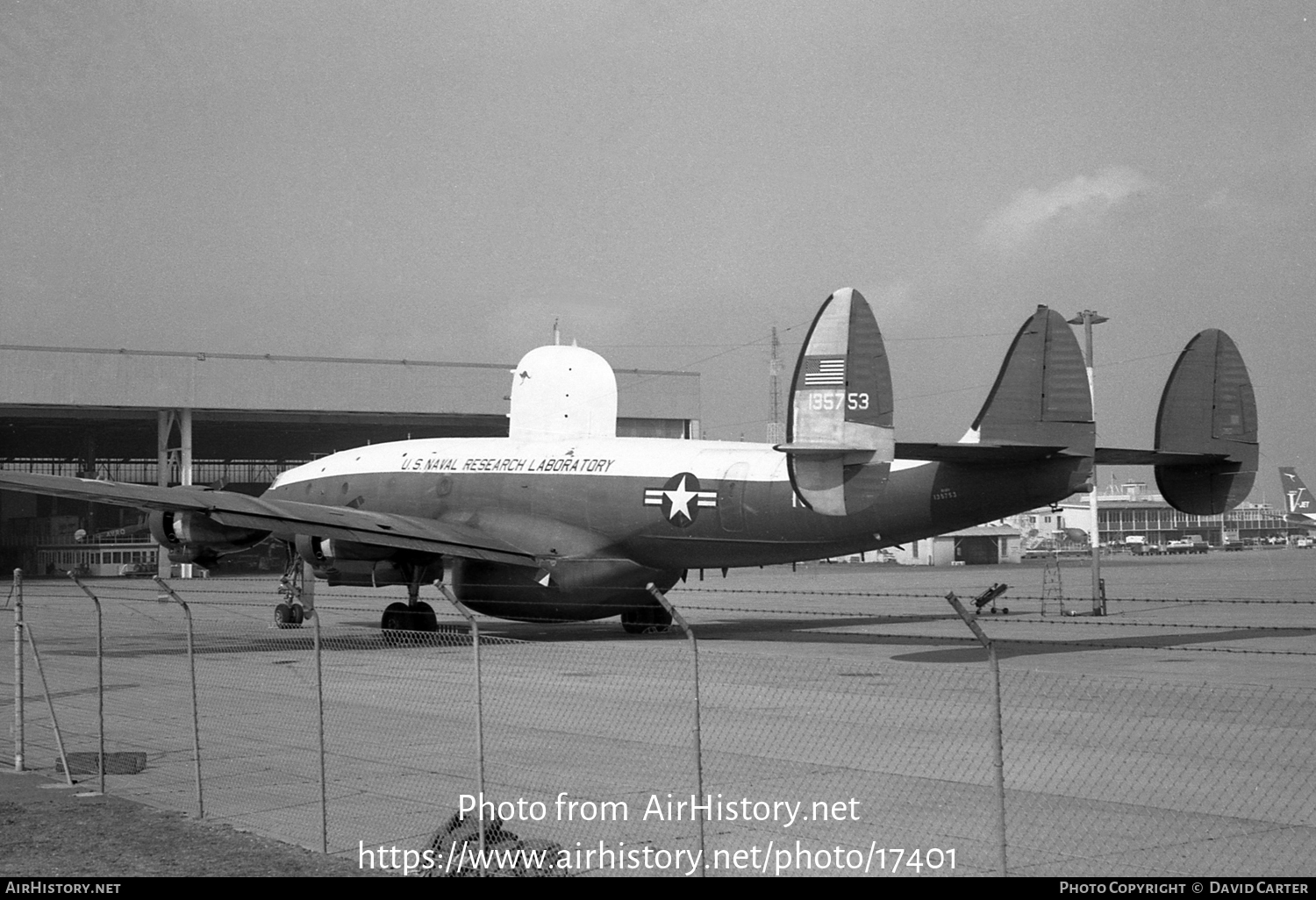 Aircraft Photo of 135753 | Lockheed EC-121K Warning Star | USA - Navy | AirHistory.net #17401