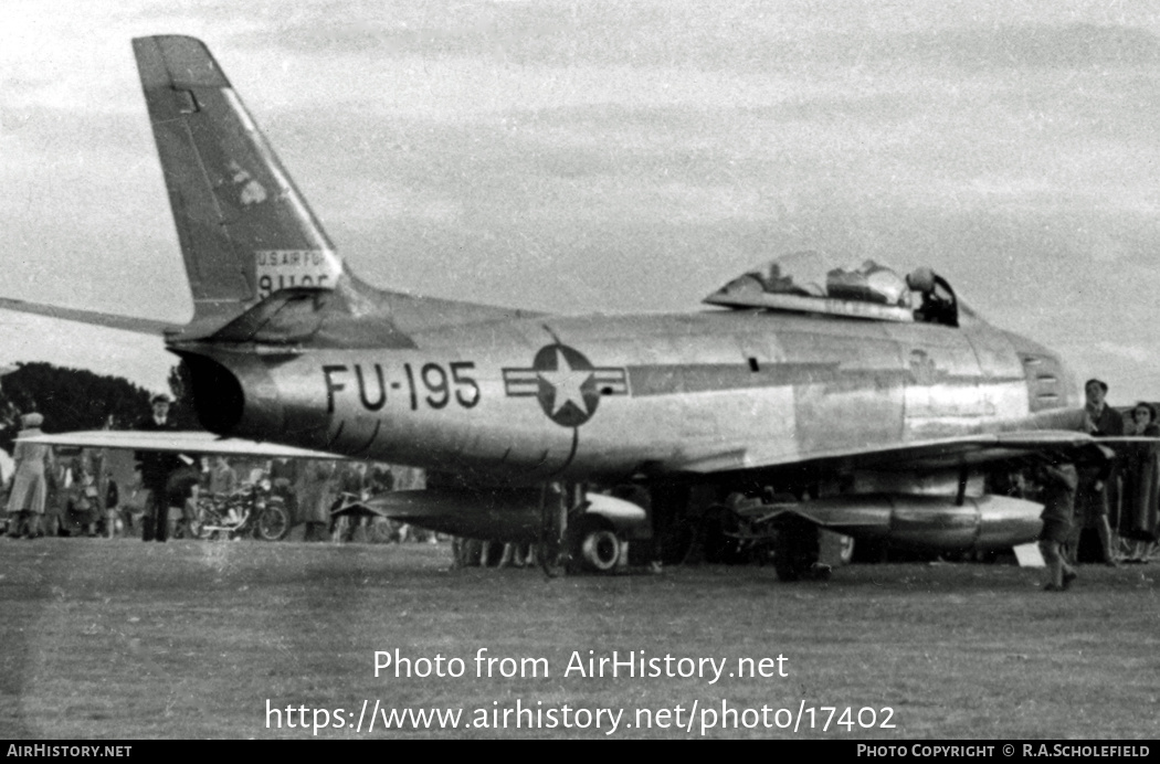 Aircraft Photo of 49-1195 / 91195 | North American F-86A Sabre | USA - Air Force | AirHistory.net #17402