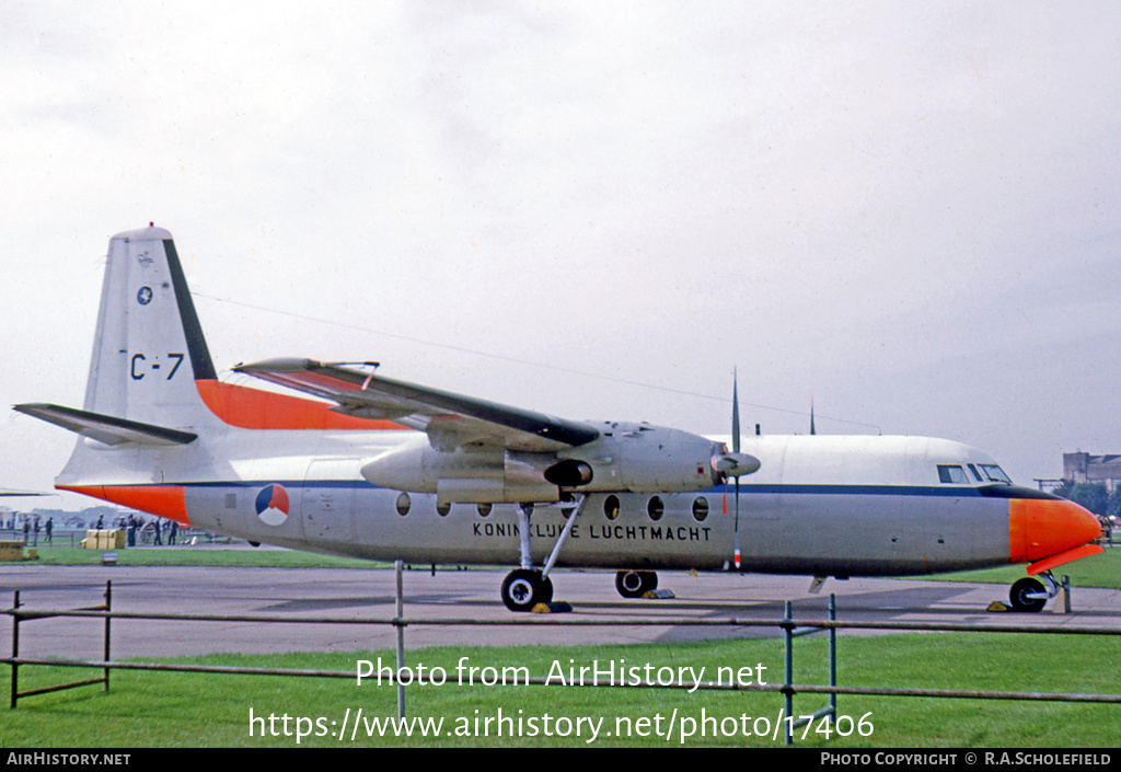 Aircraft Photo of C-7 | Fokker F27-300M Troopship | Netherlands - Air Force | AirHistory.net #17406