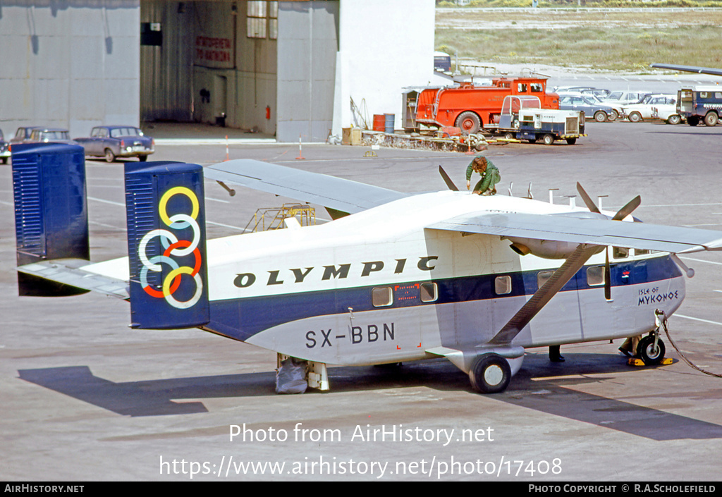 Aircraft Photo of SX-BBN | Short SC.7 Skyvan 3-400 | Olympic | AirHistory.net #17408