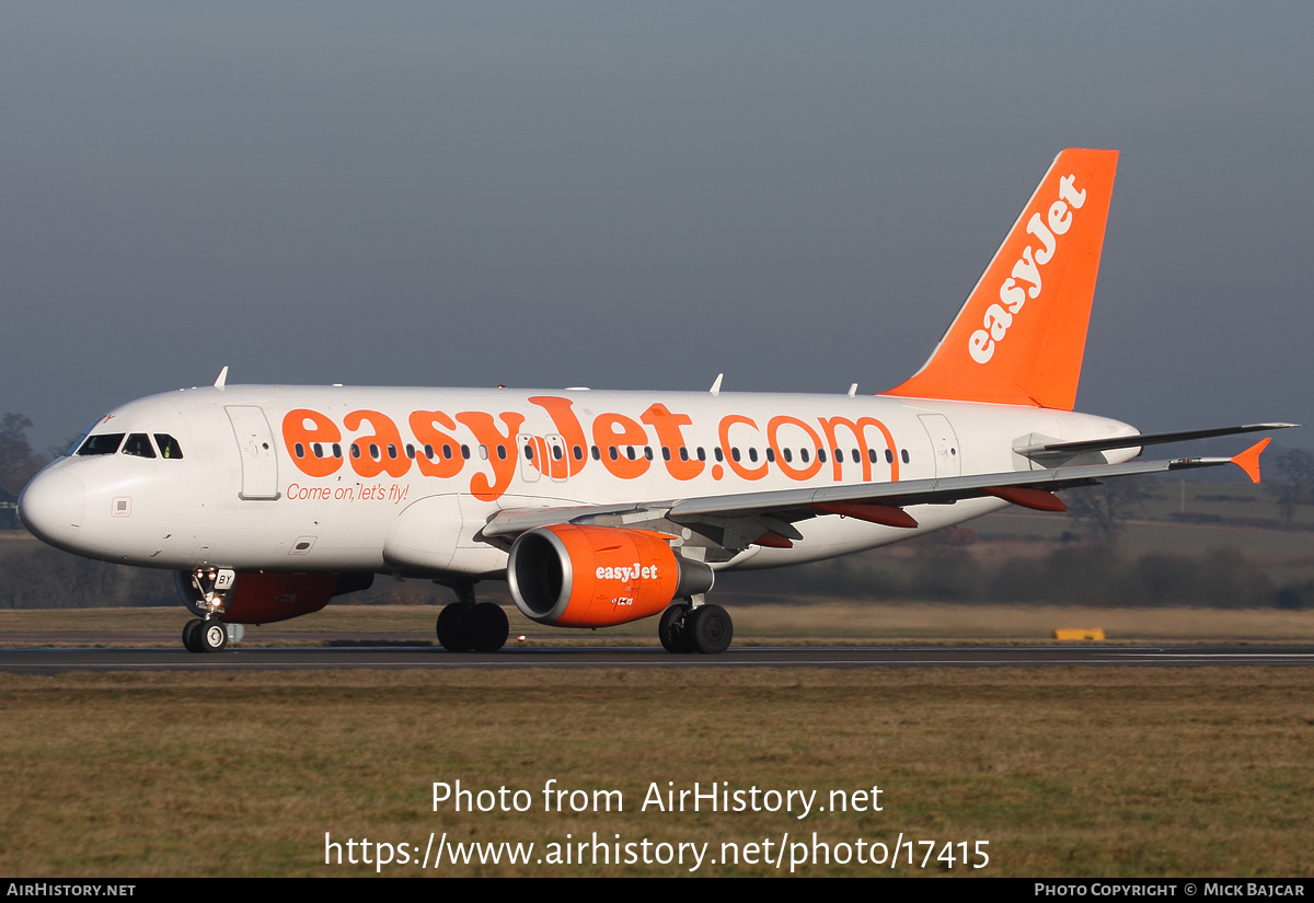 Aircraft Photo of G-EZBY | Airbus A319-111 | EasyJet | AirHistory.net #17415