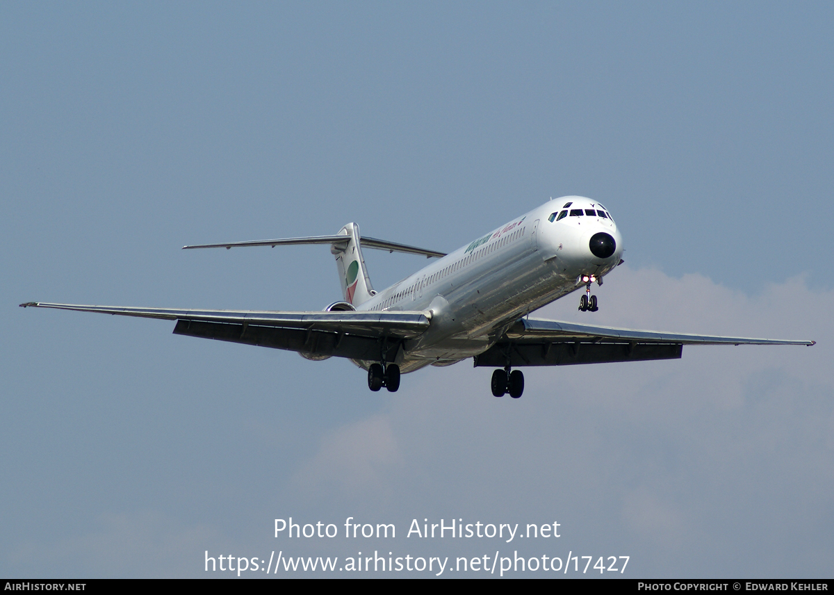 Aircraft Photo of LZ-LDY | McDonnell Douglas MD-82 (DC-9-82) | Bulgarian Air Charter | AirHistory.net #17427