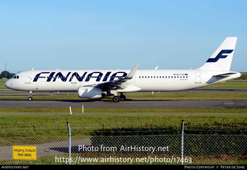 Aircraft Photo of OH-LZG | Airbus A321-231 | Finnair | AirHistory.net #17463