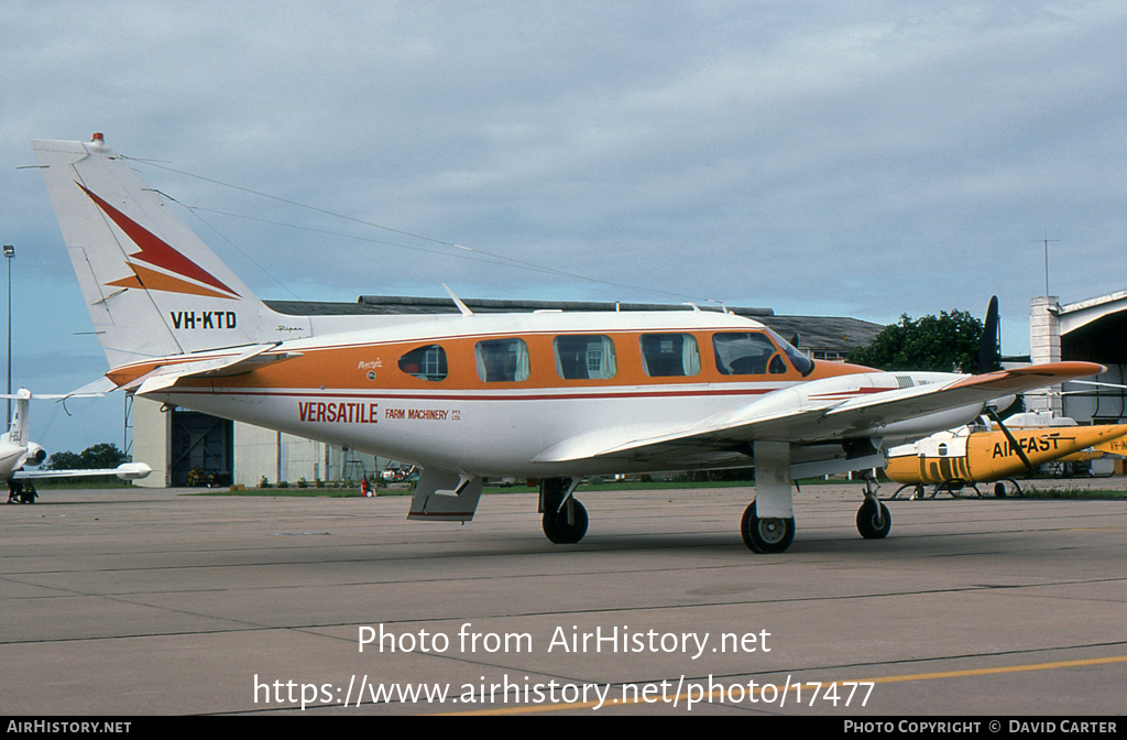 Aircraft Photo of VH-KTD | Piper PA-31-310 Navajo | Versatile Farm Machinery | AirHistory.net #17477