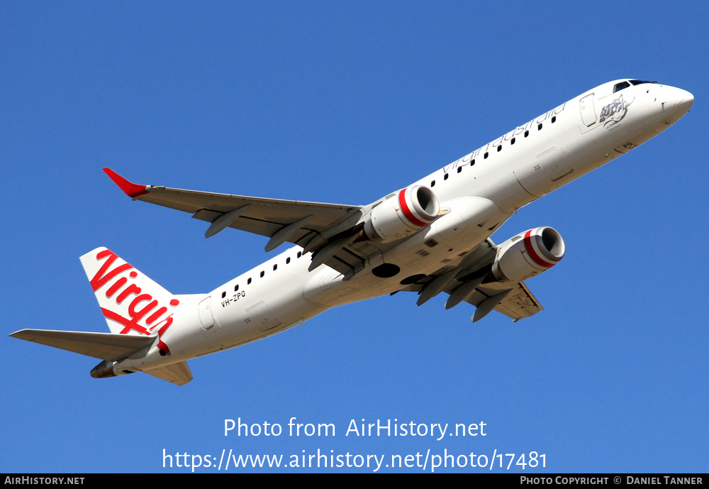 Aircraft Photo of VH-ZPQ | Embraer 190SR (ERJ-190-100SR) | Virgin Australia Airlines | AirHistory.net #17481