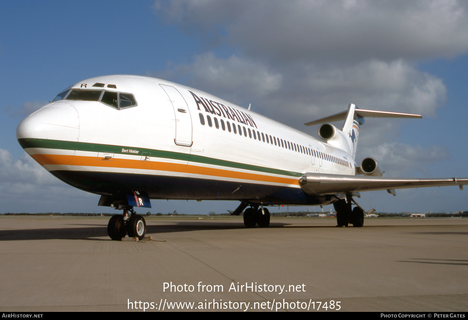 Aircraft Photo of VH-TBR | Boeing 727-276/Adv | Australian Airlines | AirHistory.net #17485