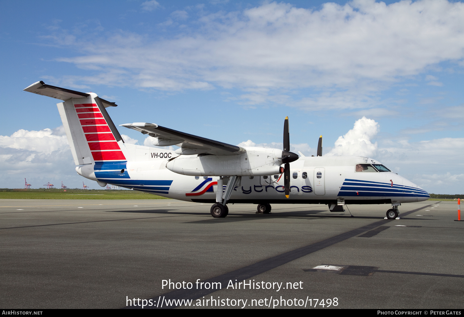 Aircraft Photo of VH-QQC | De Havilland Canada DHC-8-102 Dash 8 | Skytrans Airlines | AirHistory.net #17498