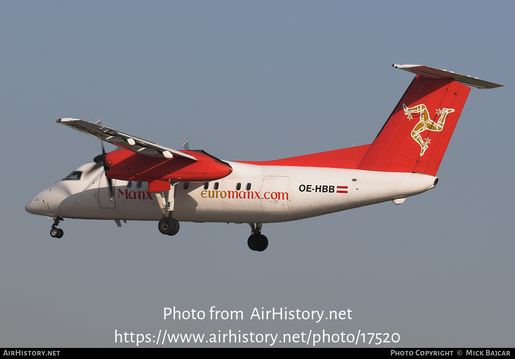 Aircraft Photo of OE-HBB | Bombardier DHC-8-201Q Dash 8 | EuroManx | AirHistory.net #17520