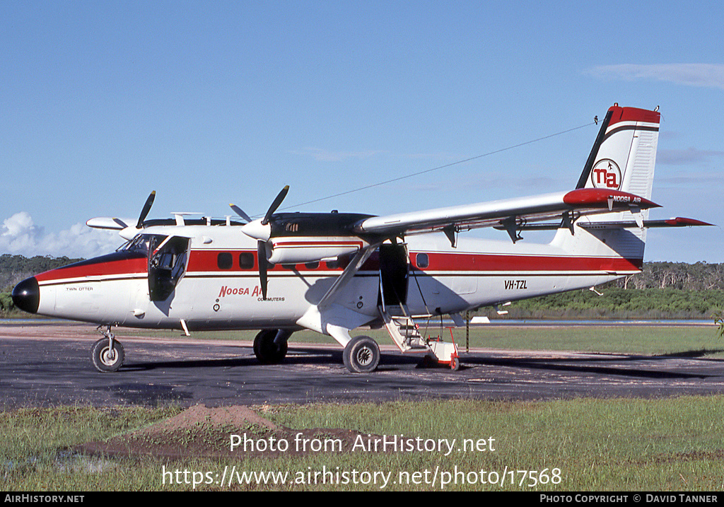 Aircraft Photo of VH-TZL | De Havilland Canada DHC-6-100 Twin Otter | Noosa Air | AirHistory.net #17568