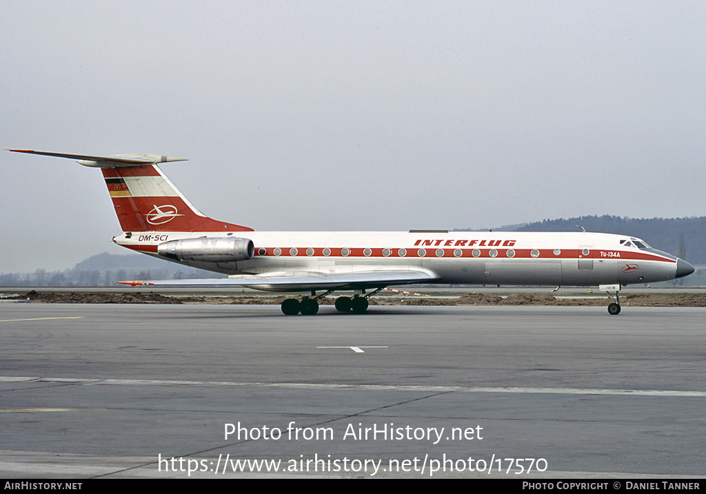 Aircraft Photo of DM-SCI | Tupolev Tu-134A | Interflug | AirHistory.net #17570