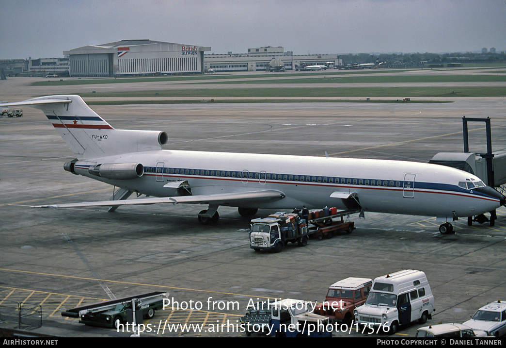 Aircraft Photo of YU-AKD / 14302 | Boeing 727-2L8/Adv | Yugoslavia Government | AirHistory.net #17576