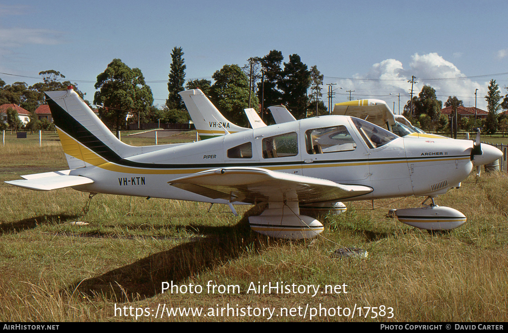 Aircraft Photo of VH-KTN | Piper PA-28-181 Archer II | AirHistory.net #17583