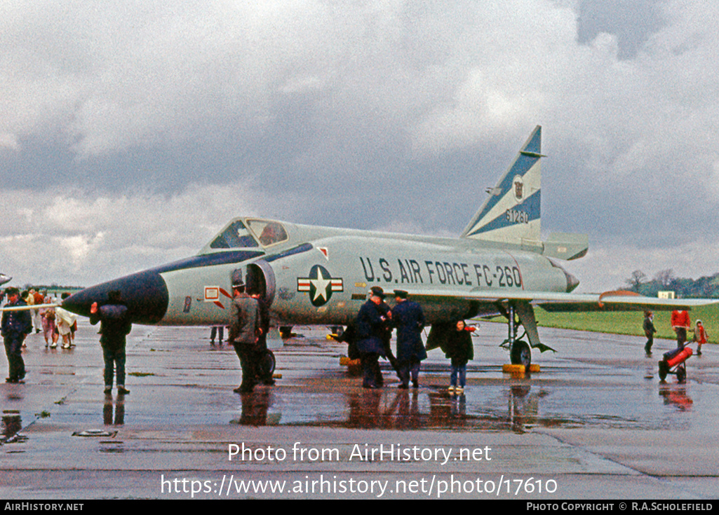 Aircraft Photo of 56-1260 / 61260 | Convair F-102A Delta Dagger | USA - Air Force | AirHistory.net #17610