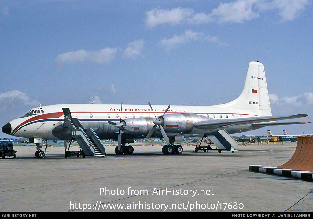 Aircraft Photo of OK-MBB | Bristol 175 Britannia 318 | ČSA - Československé Aerolinie - Czechoslovak Airlines | AirHistory.net #17680