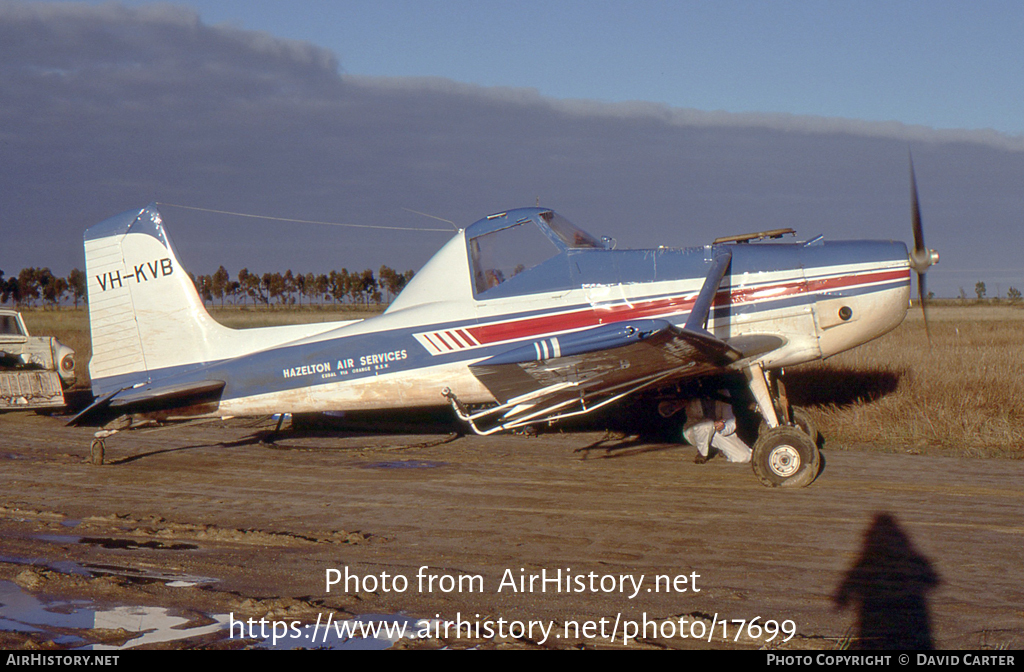 Aircraft Photo of VH-KVB | Cessna A188 AgWagon 300 | Hazelton Air Services - HAS | AirHistory.net #17699