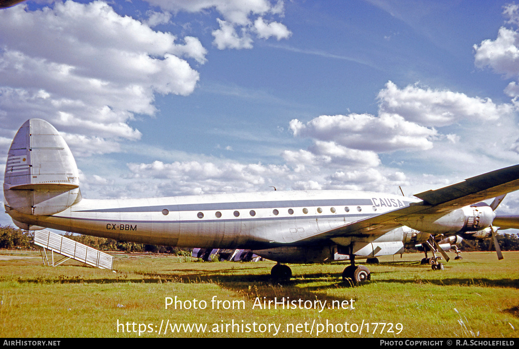 Aircraft Photo of CX-BBM | Lockheed L-749A Constellation | CAUSA - Compañía Aeronáutica Uruguaya | AirHistory.net #17729