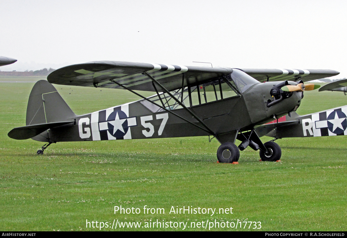 Aircraft Photo of G-AKAZ | Piper L-4A Cub (O-59A/J-3C-65D) | USA - Air Force | AirHistory.net #17733