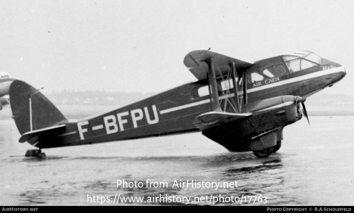 Aircraft Photo of F-BFPU | De Havilland D.H. 89A Dragon Rapide | Air Caen | AirHistory.net #17763