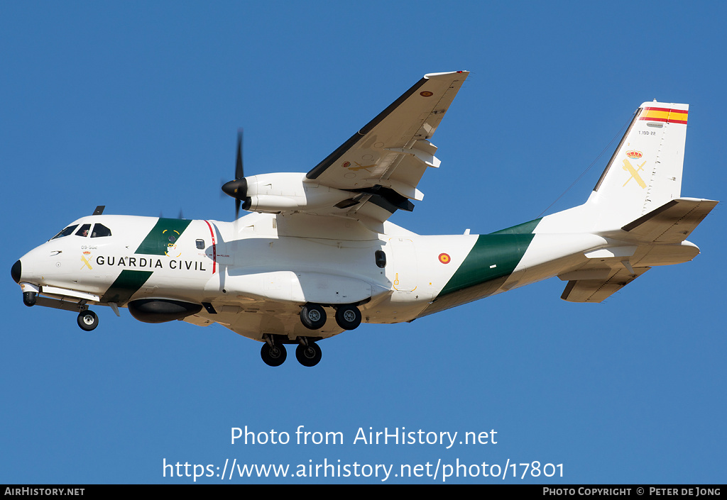 Aircraft Photo of T19B-22 | CASA/IPTN CN235M-300 MPA | Spain - Guardia Civil | AirHistory.net #17801