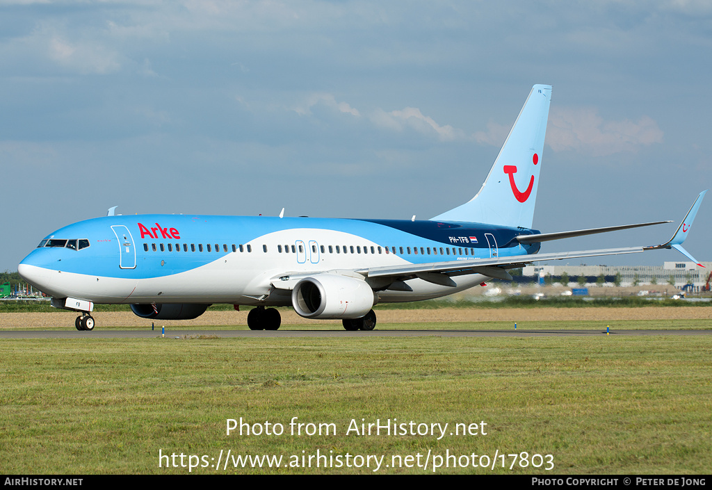 Aircraft Photo of PH-TFB | Boeing 737-8K5 | Arke | AirHistory.net #17803