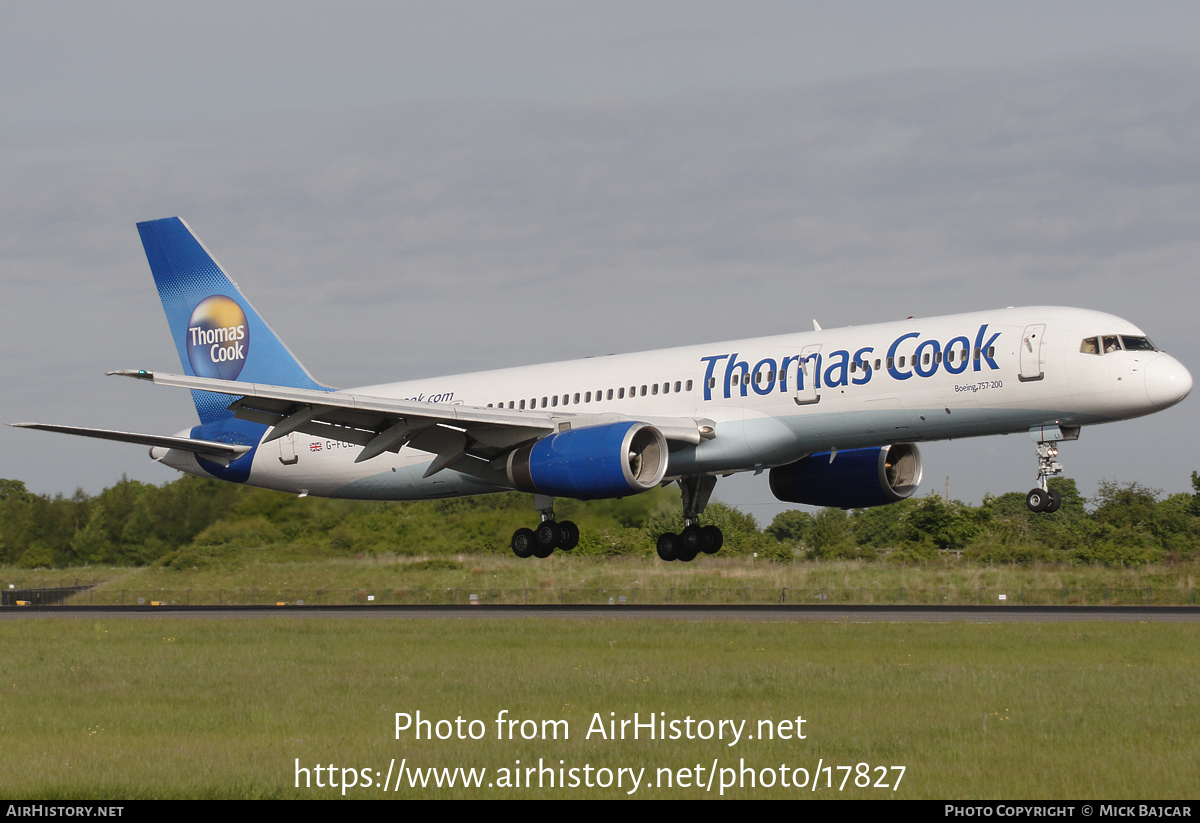 Aircraft Photo of G-FCLI | Boeing 757-28A | Thomas Cook Airlines | AirHistory.net #17827