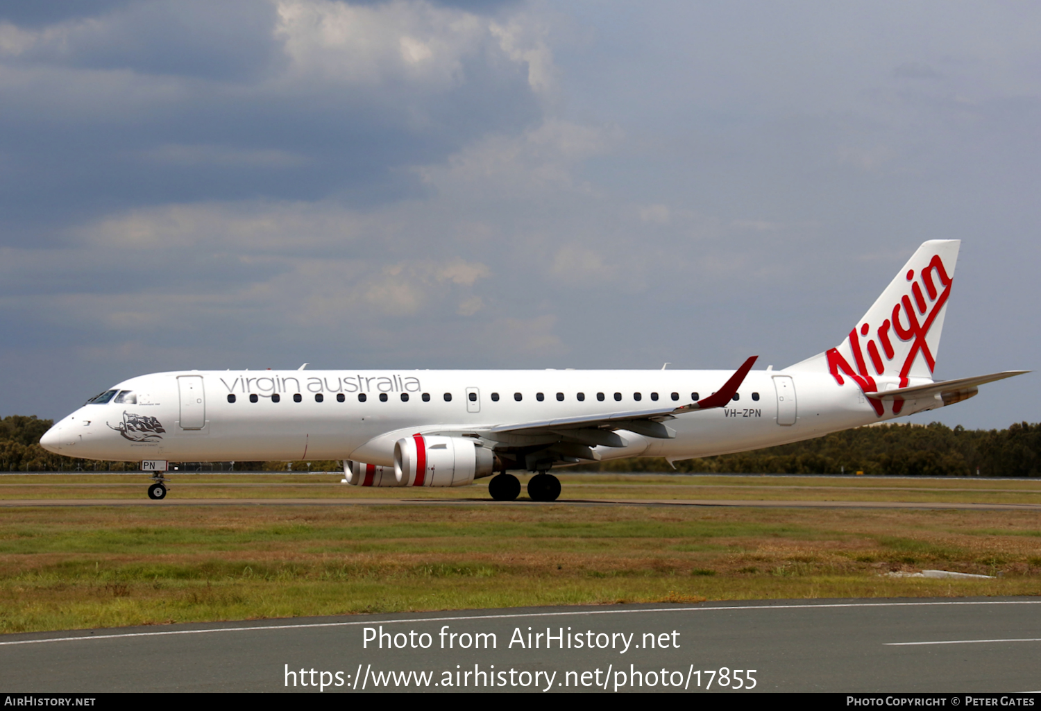 Aircraft Photo of VH-ZPN | Embraer 190AR (ERJ-190-100IGW) | Virgin Australia Airlines | AirHistory.net #17855