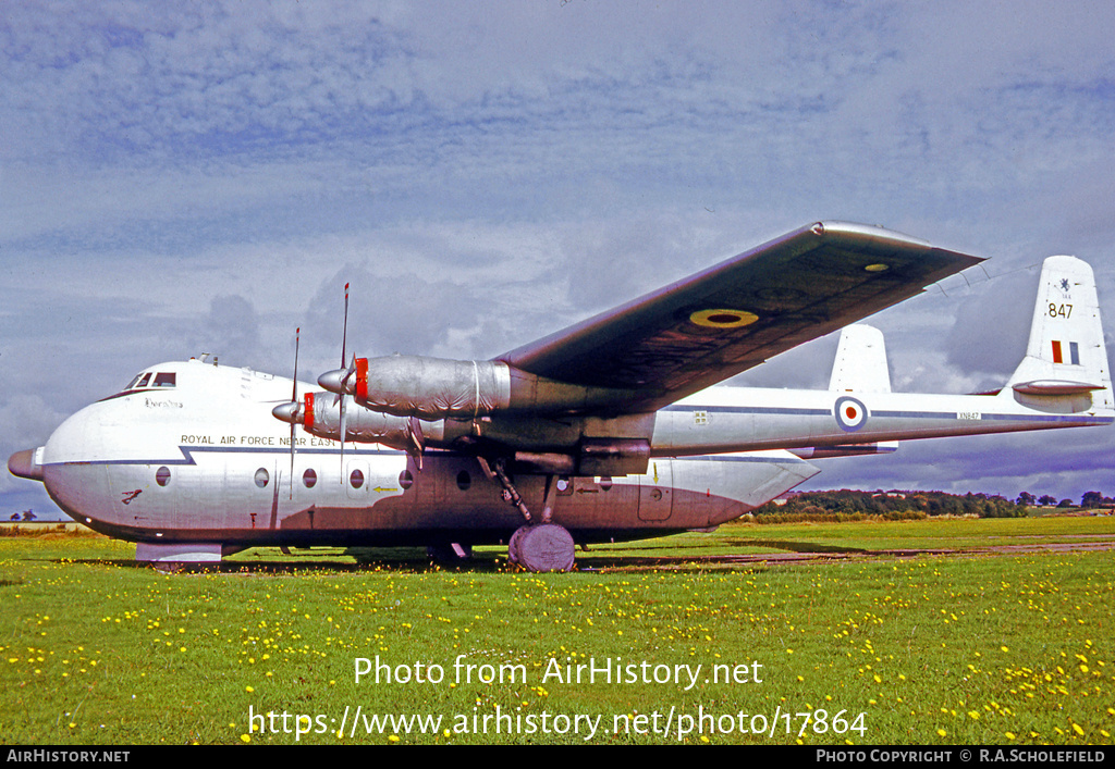 Aircraft Photo of XN847 | Armstrong Whitworth AW-660 Argosy C.1 | UK - Air Force | AirHistory.net #17864