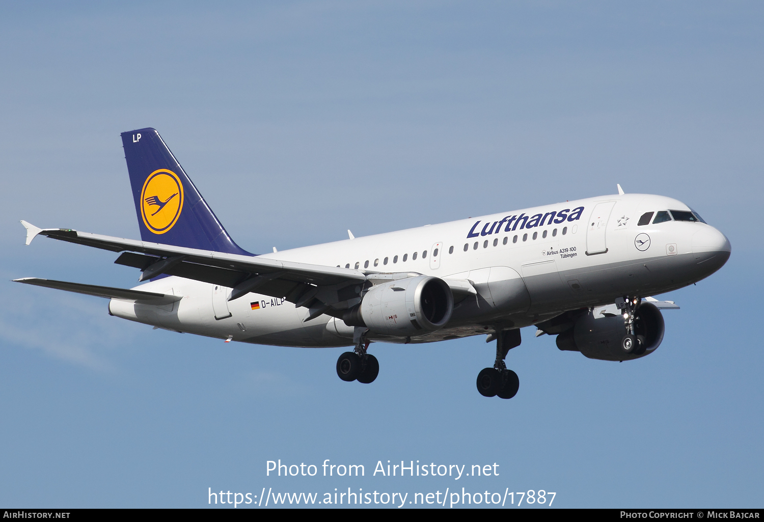 Aircraft Photo of D-AILP | Airbus A319-114 | Lufthansa | AirHistory.net #17887