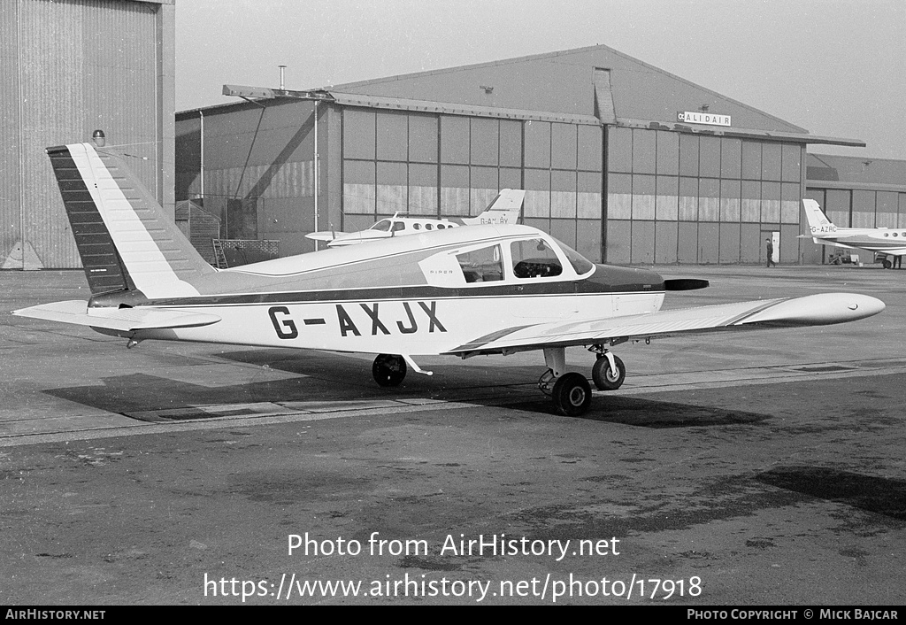 Aircraft Photo of G-AXJX | Piper PA-28-140 Cherokee B | AirHistory.net #17918