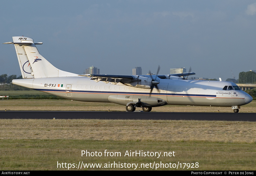 Aircraft Photo of EI-FXJ | ATR ATR-72-202 | Air Contractors | AirHistory.net #17928