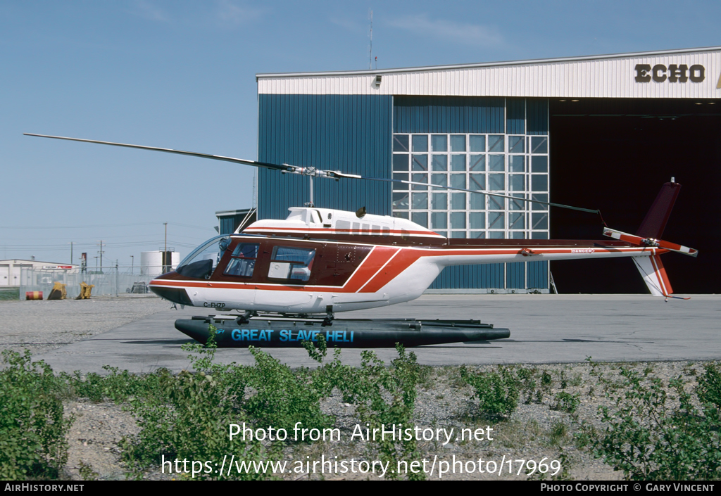 Aircraft Photo of C-FHZP | Bell 206B JetRanger II | Great Slave Helicopters | AirHistory.net #17969