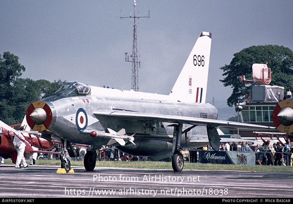 Aircraft Photo of XP696 | English Electric Lightning F3 | UK - Air Force | AirHistory.net #18038