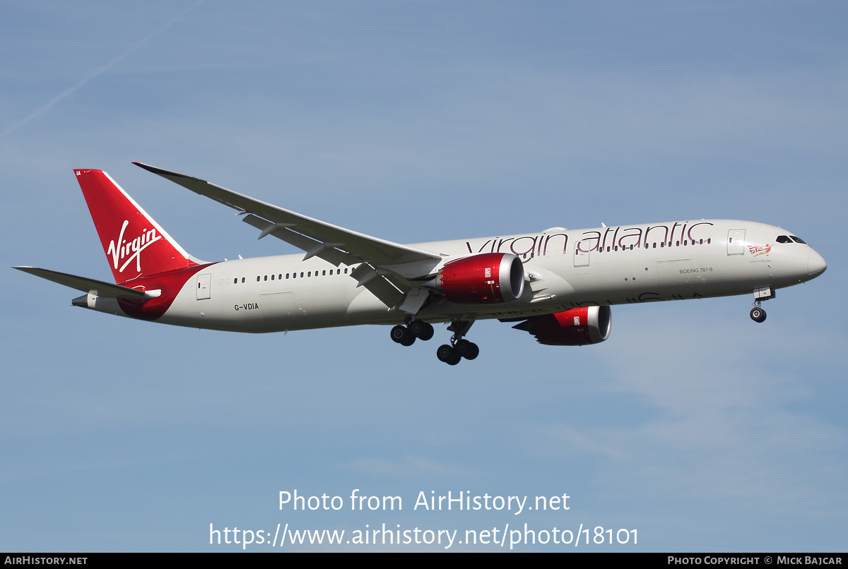 Aircraft Photo of G-VDIA | Boeing 787-9 Dreamliner | Virgin Atlantic Airways | AirHistory.net #18101