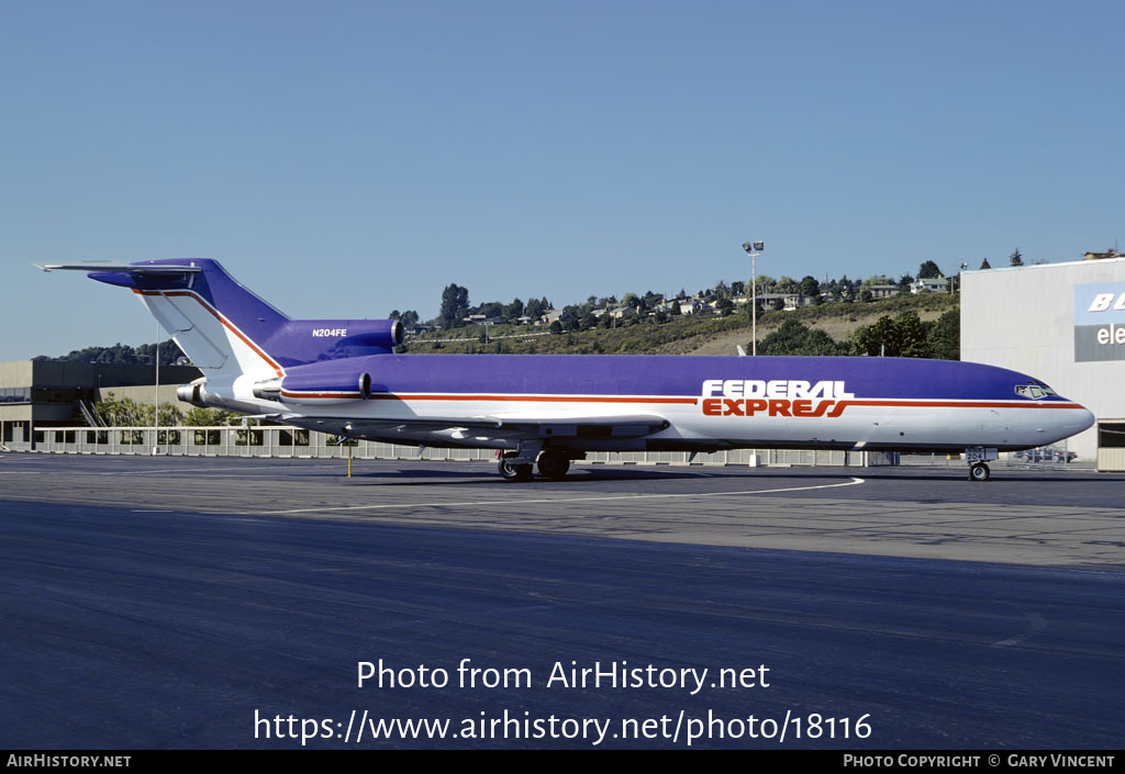 Aircraft Photo of N204FE | Boeing 727-2S2F/Adv | Federal Express | AirHistory.net #18116