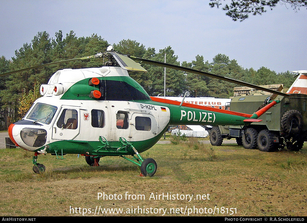 Aircraft Photo of D-HZPL | Mil Mi-2 | Polizei | AirHistory.net #18151